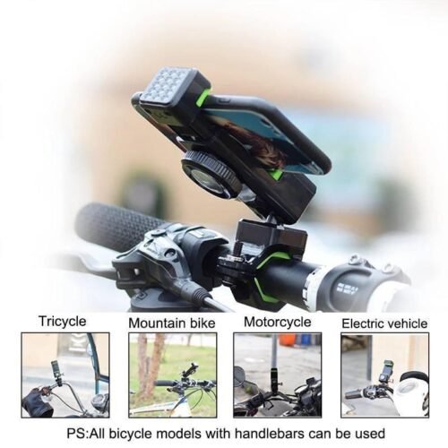 Guider holder trottinette/ moto/ bicyclette montage sur guidon