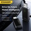 Adaptateur CarPlay Sans Fil pour iPhone – Version Améliorée 2024 – Connexion Multi-Utilisateurs Transparente – Convertisseur CarPlay Filaire vers Sans Fil – Sans Latence – Compatible iOS 10+ – USB-C