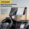Adaptateur CarPlay Sans Fil pour iPhone – Version Améliorée 2024 – Connexion Multi-Utilisateurs Transparente – Convertisseur CarPlay Filaire vers Sans Fil – Sans Latence – Compatible iOS 10+ – USB-C