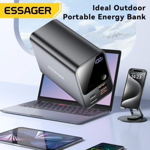 Power Bank 27000mAh 220W Charge Rapide PD 100W & QC3.0 pour Smartphone, Tablette et Ordinateur Portable