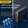 Station de charge rapide GaN USB Type-C PD, 100W, QC 4.0, 3.0, chargeur de bureau