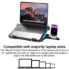 Support Refroidisseur pour Ordinateur Portable - 7 Niveaux de Hauteur Réglables et Design Ergonomique