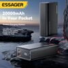 Power Bank 20000mAh 65W Charge Rapide PD pour Smartphones et Ordinateurs Portables