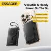 Power Bank Magnétique 10000mAh 22.5W avec Support Intégré pour Smartphone & Apple Watch