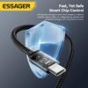 Câble USB vers USB-C Charge Rapide 3A et Transfert de Données 480 Mbps