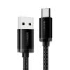 Câble USB vers USB-C Charge Rapide 3A et Transfert de Données 480 Mbps