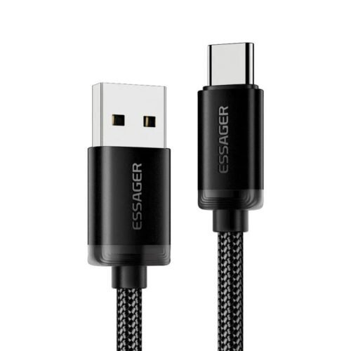 Câble USB vers USB-C Charge Rapide 3A et Transfert de Données 480 Mbps