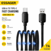 Câble Magnétique USB vers USB-C Charge Rapide 100W et Synchronisation de Données