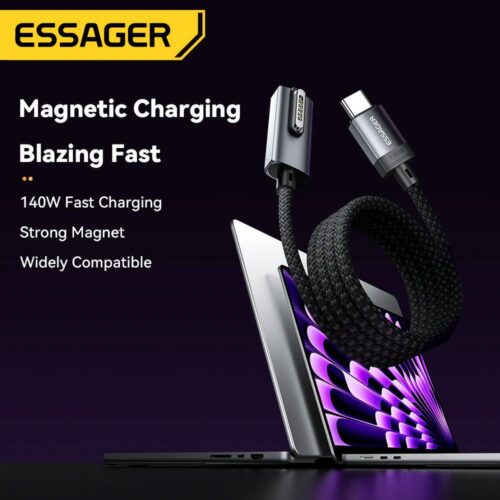 gvc.product.image_.1780836677413.61deb3b6-b910-49dc-936c-088f189f68ef.jpeg Câble de données Magnétique USB Type-C vers MagSafe 3 à charge rapide 140W pour MacBook