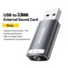 Adaptateur Audio USB vers Jack 3.5mm avec Microphone et Casque – Carte Son Externe