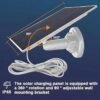 Panneau Solaire 5V 3W Étanche IP65 avec Support Réglable et Câble 3-en-1 USB / Type-C / DC
