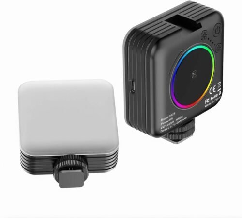 Mini Lampe LED RGB D12S Rechargeable pour Créateurs de Contenu et Visioconférences