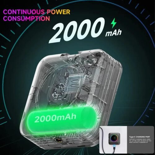 Mini Lampe LED RGB D12S Rechargeable pour Créateurs de Contenu et Visioconférences