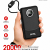 Power Bank 20000mAh Charge Rapide 22.5W avec 2 Câbles Intégrés et Double Port – SP-24