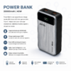 Power Bank 20000mAh 45W Charge Rapide avec Affichage LED et Câble Type-C Intégré