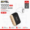 Power Bank 10000mAh 22.5W Charge Rapide avec 2 Câbles Intégrés sp-90 gold – Couleur Gold