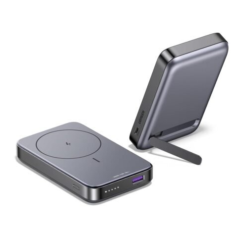Power Bank Magnétique Sans Fil 10000mAh 20W avec Support Intégré - PB206
