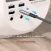 Power Bank Portable 45000mAh avec Sortie AC 220V, Charge Rapide PD 60W et Lampe LED