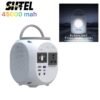 Power Bank Portable 45000mAh avec Sortie AC 220V, Charge Rapide PD 60W et Lampe LED