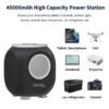 Power Bank Portable 45000mAh avec Sortie AC 220V, Charge Rapide PD 60W et Lampe LED