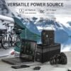 Power Bank Portable 45000mAh avec Sortie AC 220V, Charge Rapide PD 60W et Lampe LED