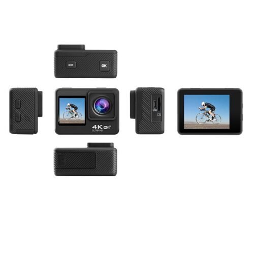 Caméra Sport 4K Ultra HD WiFi Étanche avec Double Écran et Grand Angle 170°
