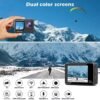 Caméra Sport 4K Ultra HD WiFi Étanche avec Double Écran et Grand Angle 170°