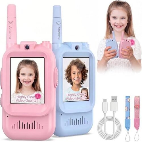 Jouet Électronique Enfant avec Caméra HD et Communication Sans Fil