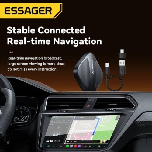 Adaptateur CarPlay Sans Fil USB-A / USB-C