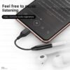 Adaptateur Audio USB-C vers Jack 3.5 mm - Noir