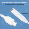 Adaptateur Audio USB-C vers Jack 3.5 mm - Blanc