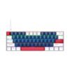 Clavier Mécanique Compact 60% Rétroéclairé LED USB-C - Blue Switch