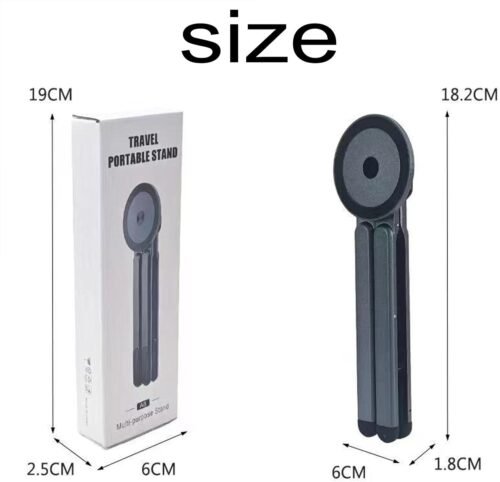 Support Magnétique Pliable Réglable pour Smartphone, Tablette et Ordinateur Portable