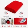 Fond de Studio Rouge Professionnel 3 x 6 m – Tissu de Fond pour Photo, Vidéo et Streaming