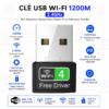 Clé USB Wi-Fi 1200M 2.4 GHz – Adaptateur Réseau Sans Fil Mini USB pour PC Portable et Bureau