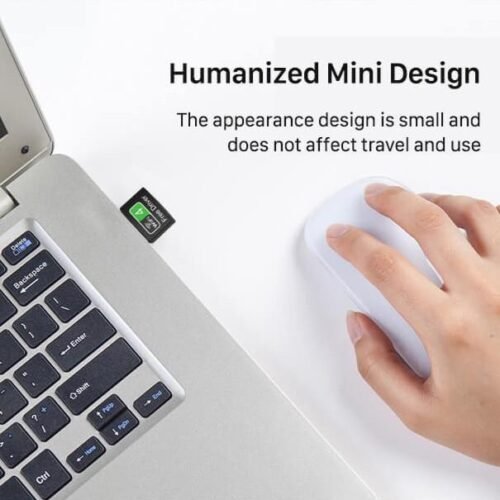 Clé USB Wi-Fi 1200M 2.4 GHz – Adaptateur Réseau Sans Fil Mini USB pour PC Portable et Bureau