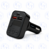 Transmetteur FM Bluetooth pour Voiture avec Charge Rapide Type-C RGB, Lecteur MP3 et Appels Mains Libres