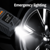 Jump Starter Portable 4-en-1 avec Compresseur d’Air Numérique, Lampe LED et Batterie Externe Haute Capacité