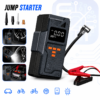 Jump Starter Portable 4-en-1 avec Compresseur d’Air Numérique, Lampe LED et Batterie Externe Haute Capacité