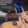 Organisateur de Rangement pour Siège de Voiture avec Porte-Gobelet et Compartiments Multifonctions
