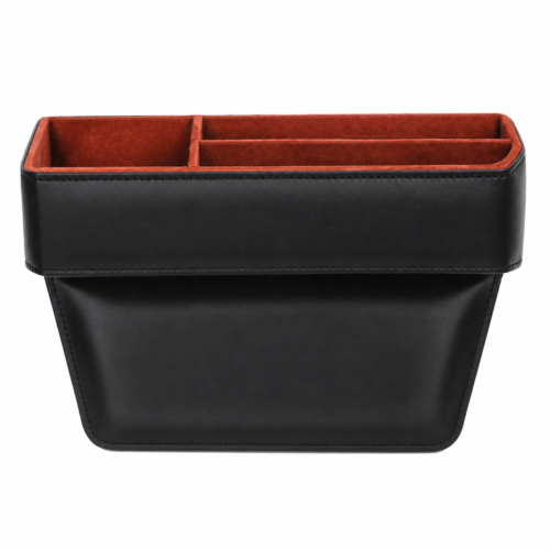 Organisateur de Rangement pour Siège de Voiture avec Porte-Gobelet et Compartiments Multifonctions
