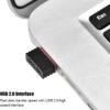 Adaptateur WiFi USB 2.0 Nano 300 Mbps 802.11n – Récepteur Sans Fil 2.4 GHz pour PC & Laptop