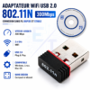 Adaptateur WiFi USB 2.0 Nano 300 Mbps 802.11n – Récepteur Sans Fil 2.4 GHz pour PC & Laptop