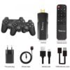 Console de Jeux et TV BOX 2 en 1 - 4K HDMI avec 2 Manettes Sans Fil – Plus de 10000 Jeux Intégrés – Compatible Android TV