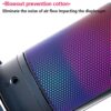 Microphone USB RGB Professionnel avec Support Antichoc, Bouton Mute et Réglage du Gain pour Streaming, Gaming et Enregistrement