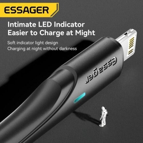 Câble USB 3-en-1 Charge Rapide 3A & Transfert de Données avec Connecteurs Type-C, Lightning et Micro USB