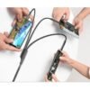 Câble USB 3-en-1 Charge Rapide 3A & Transfert de Données avec Connecteurs Type-C, Lightning et Micro USB