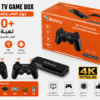 Console de Jeux et TV BOX 2 en 1 - 4K HDMI avec 2 Manettes Sans Fil – Plus de 10000 Jeux Intégrés – Compatible Android TV