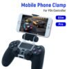Support Réglable pour Smartphone Compatible avec Manette PS4 – Rotation 270° et Fixation Stable