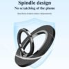 Support Magnétique Anneau Rotatif pour Smartphone – Rotation 360° & Support Pliable avec Bague de Maintien